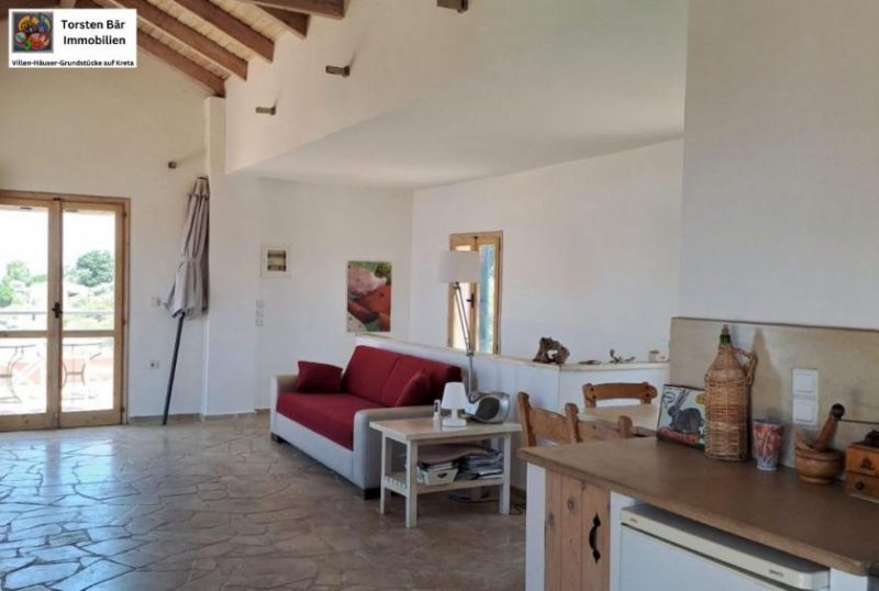 Kefalas, Apokoronas Kreta, Kefalas, freistehende Villa mit priv. Pool und Meerblick und sep. Studio Haus kaufen